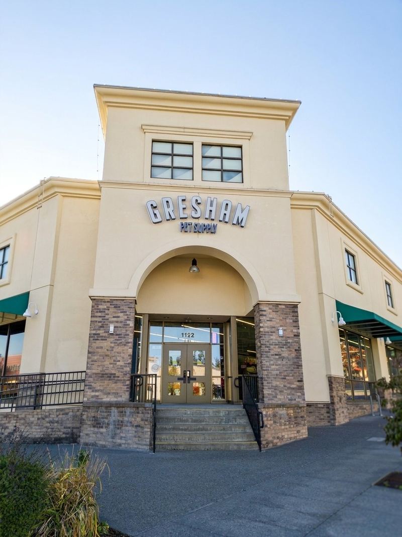 The Gresham Pet Supply storefront on Civic Drive